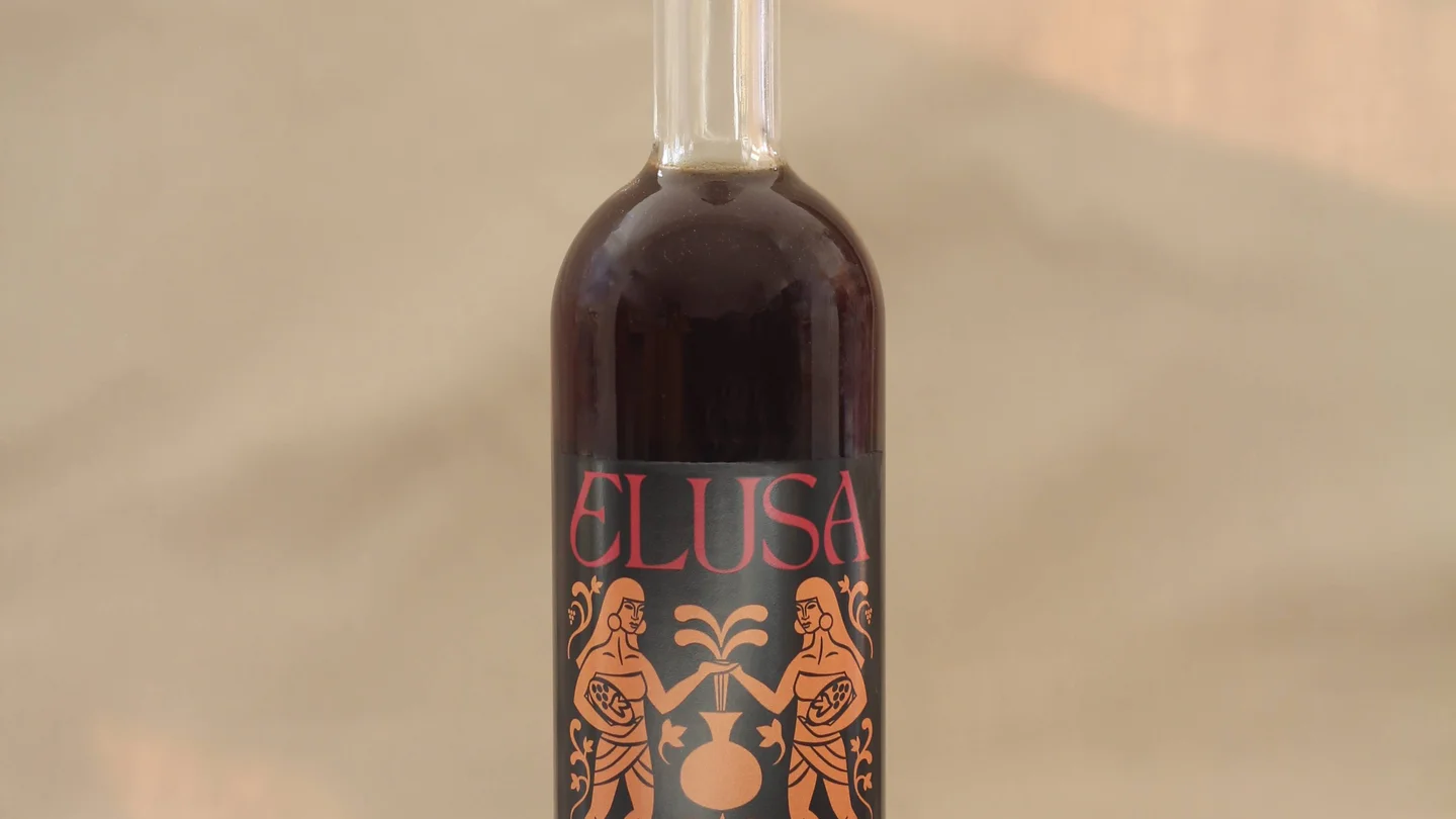 Artisan coffee liqueur bottle in a lifestyle setting