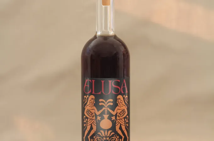 Artisan coffee liqueur bottle in a lifestyle setting