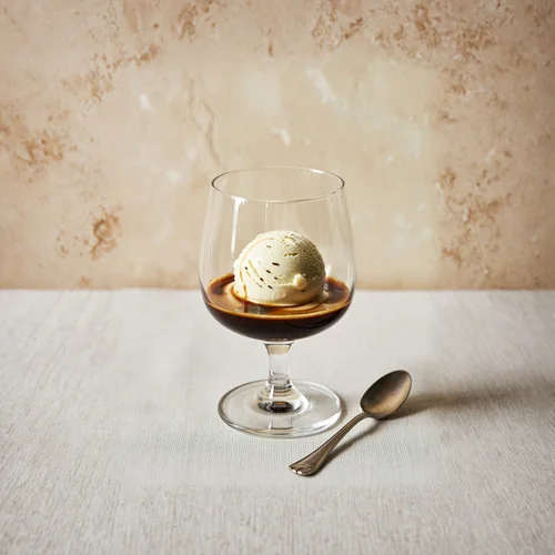 Affogato cocktail