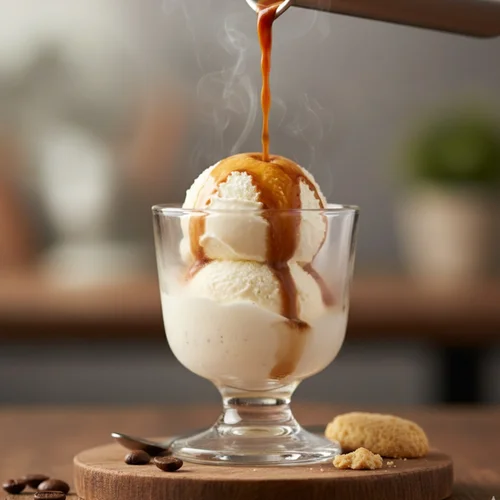 Affogato cocktail