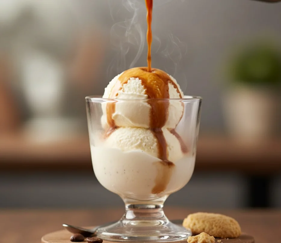 The Elusa Affogato cocktail with Elusa Coffee Liqueur