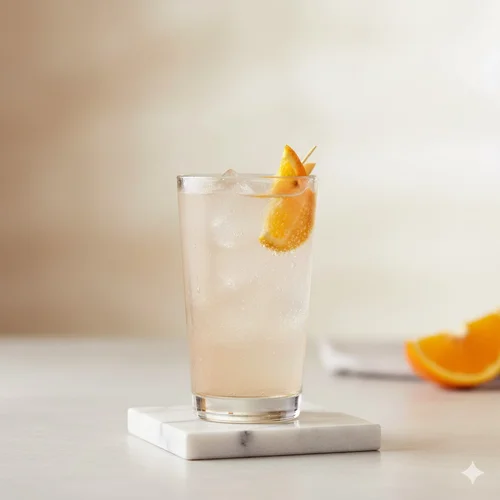 Orange & Soda cocktail
