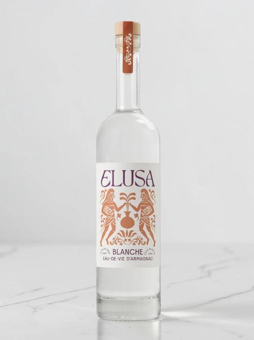 Elusa Blanche Armagnac bottle