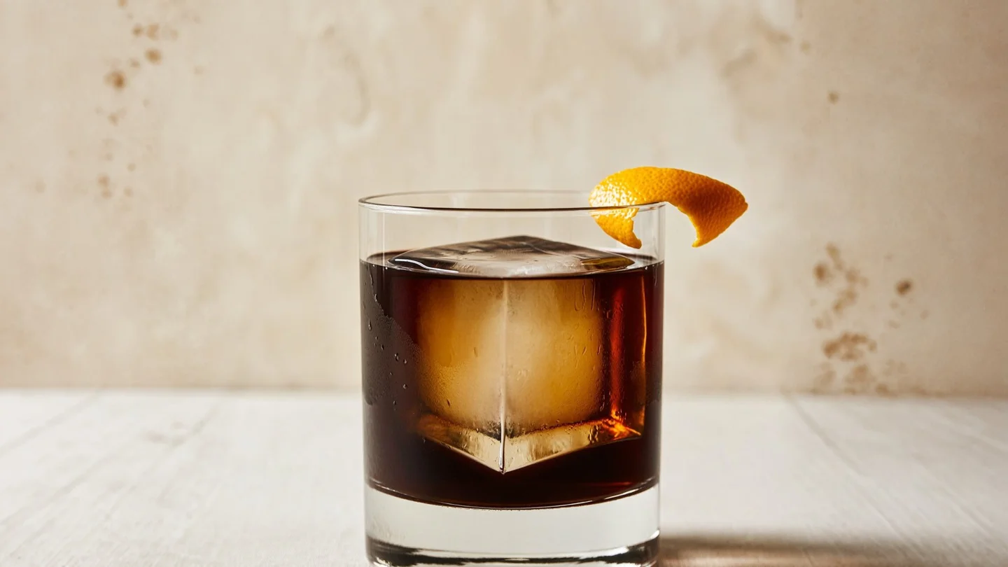 Coffee Negroni cocktail with Elusa Coffee Liqueur
