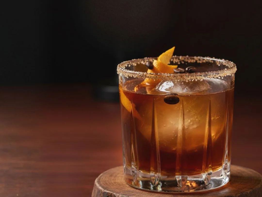 Coffee Negroni cocktail with Elusa Coffee Liqueur