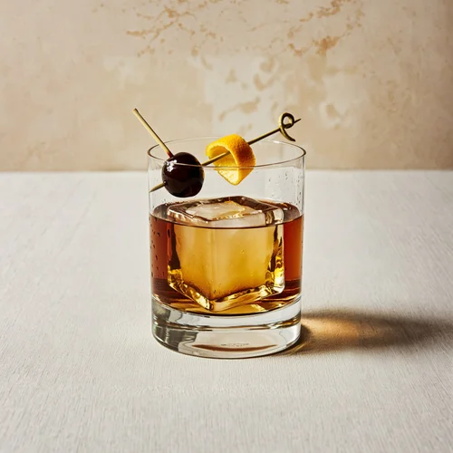 Coffee Old-Fashioned cocktail