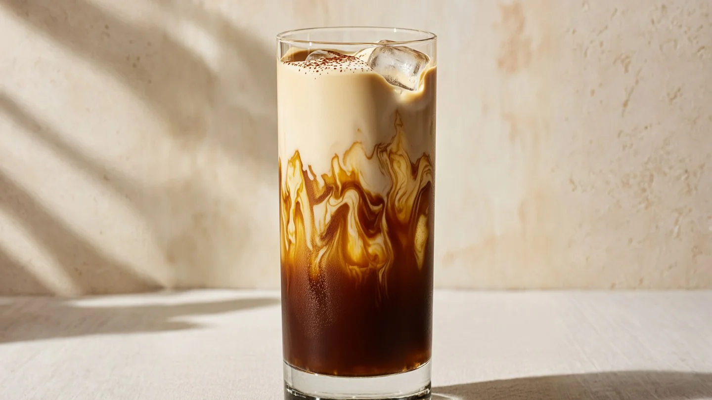 Elusa Iced Coffee cocktail with Elusa Coffee Liqueur
