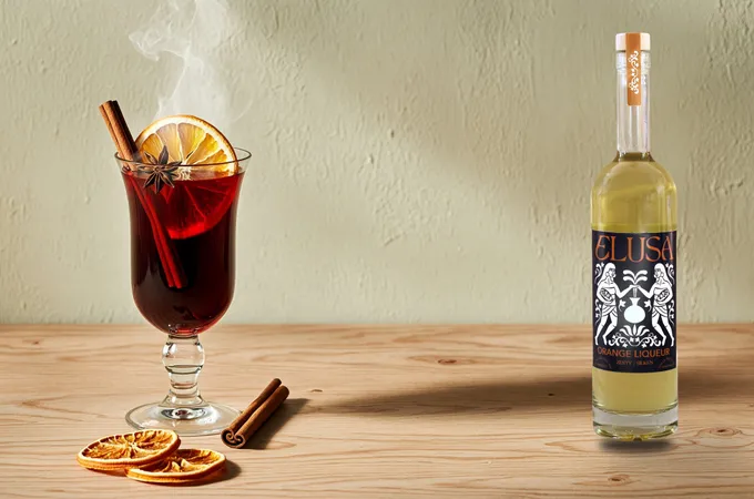 A warm spiced serve with Elusa Orange Liqueur