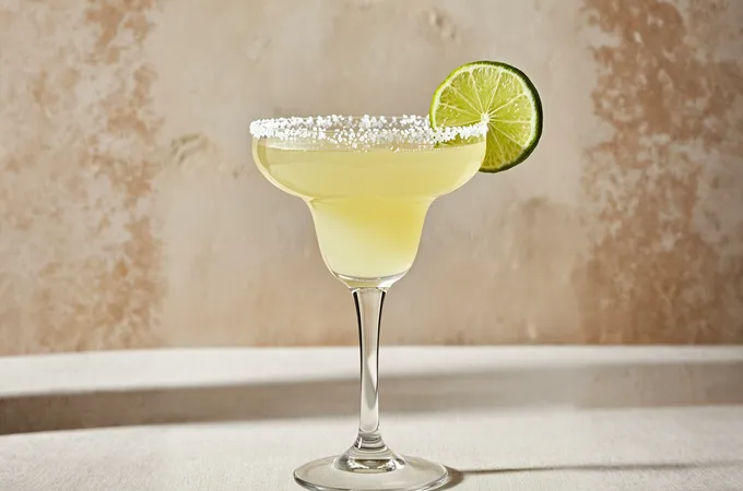 Orange margarita cocktail with Elusa Orange Liqueur and fresh orange garnish
