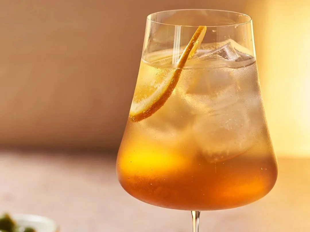 Orange Spritz cocktail with Elusa Orange Liqueur