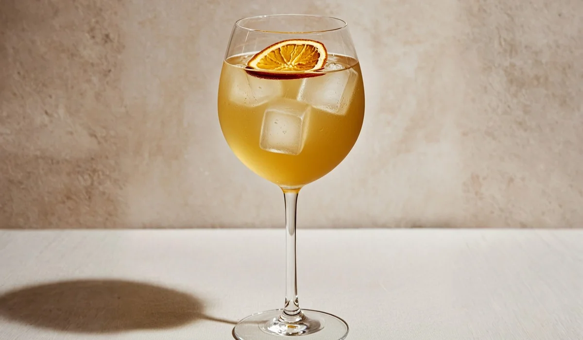 An Orange Tonic made with Elusa Orange Liqueur