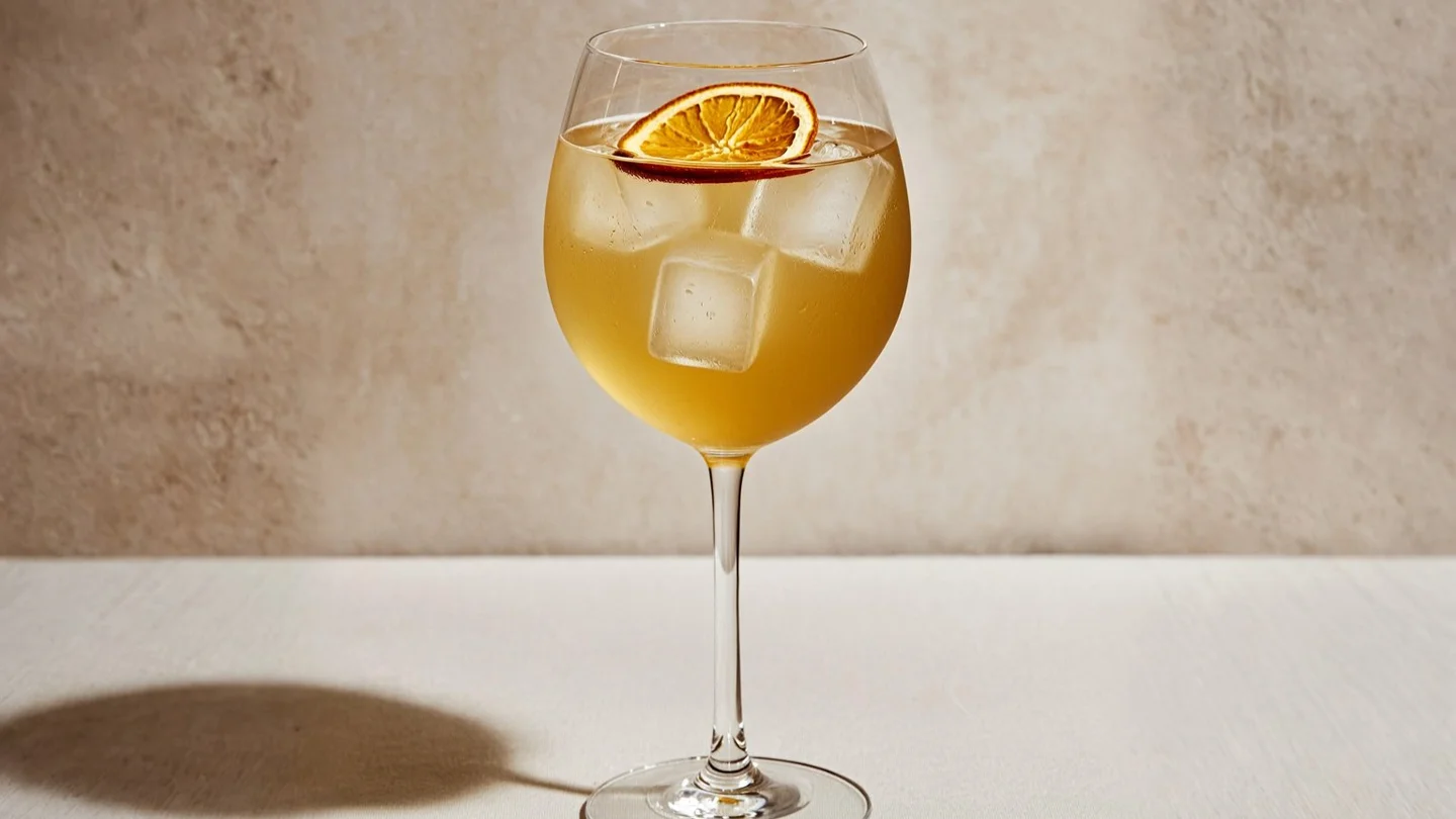 Orange & Tonic cocktail with Elusa Orange Liqueur