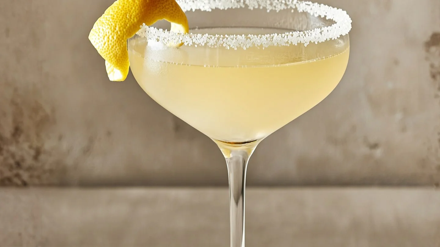 Sidecar cocktail with Elusa Orange Liqueur