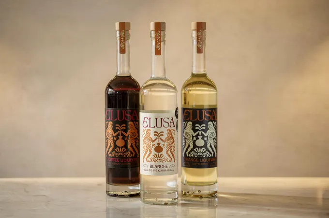 The three Elusa bottles together